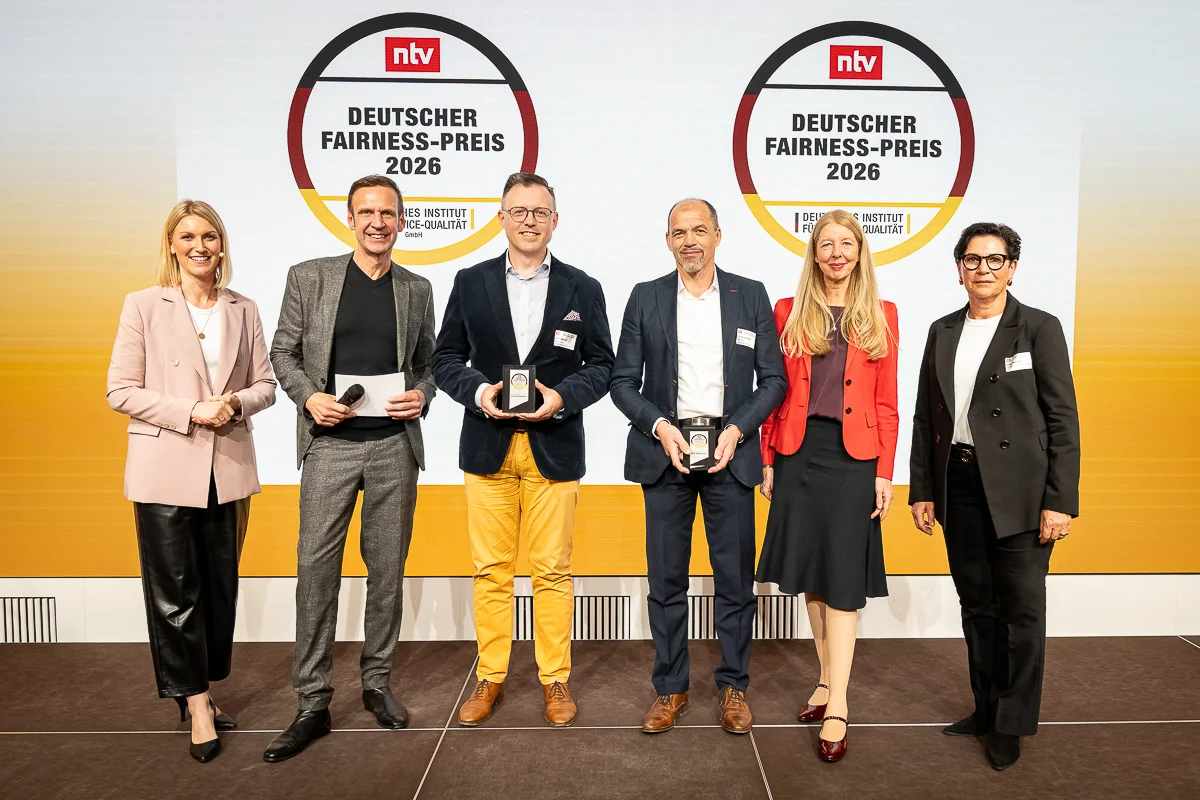 Gruppenfoto bei der Verleihung des Deutschen Fairness-Preises 2026